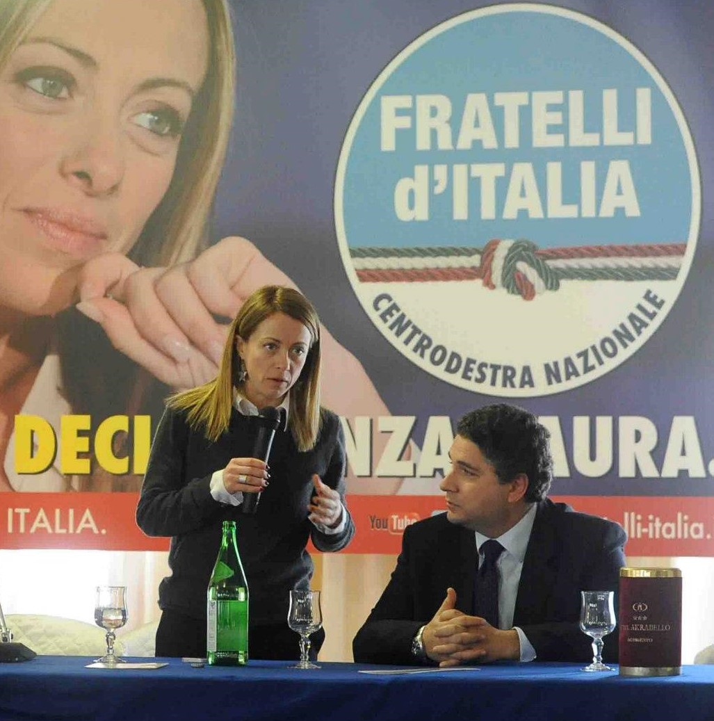 Con Giorgia Meloni 2013